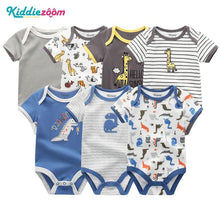 Load image into Gallery viewer, Unisex Newborn Baby Rompers Clothing Infant Jumpsuits 100%Cotton Children 7Pcs/Lot Set for Girls and Boys Jumpsuits For Kids