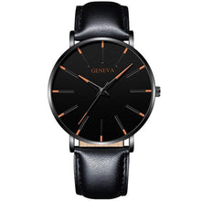Load image into Gallery viewer, Minimalist Men's Fashion Ultra Thin Watch Simple Men Business Stainless Steel Mesh Belt Quartz Watch Relogio Masculino