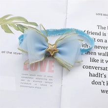 Load image into Gallery viewer, Luxury Modern Pearl Handmade Baby Girls Bowknot Crown Headband Lace Elastic Hair Band Bow For Girls Baby
