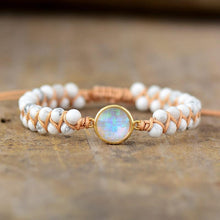 Load image into Gallery viewer, Handmade Luxury Wax Elegant Bracelet With Stone In Modern Colorful Design For Woman and Ladies
