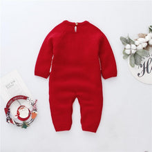Load image into Gallery viewer, 0-24M Newborn Baby Boy Girl Rompers Christmas Costumes Long Sleeve Red Santa Claus Jumpsuit For Kids