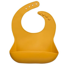 Load image into Gallery viewer, Newborns Solid Silicone Baby Feeding Bibs Burp Cloths Fashionable Breastplate Baby Stuff For Kids