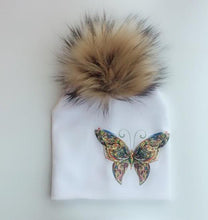 Load image into Gallery viewer, Fashion Baby Cap With Butterfly Toddlers Infant Bonnet Baby Hat For Boys and Girls Travel Hat Cap
