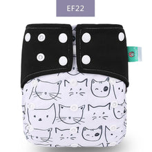 Load image into Gallery viewer, Trend New Print Eco-friendly Cloth Diaper Baby pocket Waterproof Cartoon Owl Baby Diapers Reusable Cloth Nappies For Baby and Kids