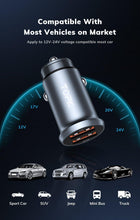 Load image into Gallery viewer, Mini Quick Charge 3.0 USB Car Charger Dual USB Fast Charger 3.1A Cellphone Universal Mobile Phone Charger