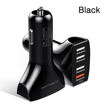 Load image into Gallery viewer, 30W 4 Ports Car Charger Quick Charge 3.0 Dual USB Adapter Fast Charging For Smartphones Car-Charger Gadgets