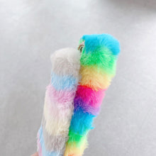 Load image into Gallery viewer, Fashion Lady Gift Case for iPhone 14 13 12 XS Max XR X 11 Pro Max SE Furry fluffy Warm Cover for iPhone 6 7 8 Plus Phone Case Fashion Fluffy Fur Protective Back Cover