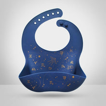 Load image into Gallery viewer, Luxury Modern Bibs Waterproof Soft Silicone Kids Girl Boy Adjustable Children Bib Cute Cartoon Print Baby Feeding Stuff For Kids