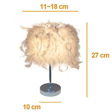Load image into Gallery viewer, STEVVEX Reading Room Luxury Interesting Decor Heart Shape Feather Crystal Lamp Table Lamp for bedroom Light art decor home planetarium