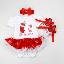 Load image into Gallery viewer, Christmas Dress Party Baby Clothes Girl Set Toddler Infant Outfit Newborns Girls Clothing