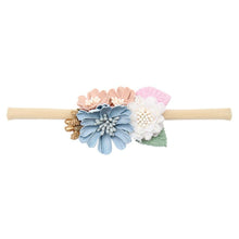 Load image into Gallery viewer, Handmade Luxury Pearl Baby Headbands Bundle Nylon Elastic Newborn Hair Accessories for Girls Kids