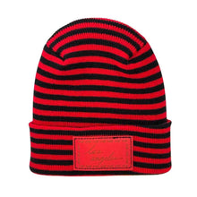 Load image into Gallery viewer, Haakwear Los Angeles Beanie - Made in USA Hats (Limited Edition) - Black / Red RoRo