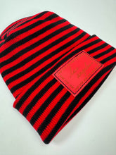 Load image into Gallery viewer, Haakwear Los Angeles Beanie - Made in USA Hats (Limited Edition) - Black / Red RoRo
