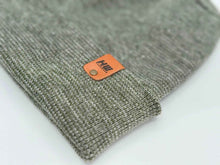 Load image into Gallery viewer, Haakwear H Stitch Fusion Cuffed Beanie / Hat (Patened Design) Gray / Green, Made in USA