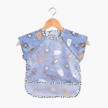 Load image into Gallery viewer, Baby Bibs Cotton Cartoon Children Accessories Short Sleeve Eco Friendly Waterproof Washable Clothing Bib for Kids