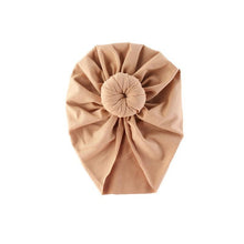 Load image into Gallery viewer, Infant Baby Headbands Solid Cotton Knot Turban Headband For Girls Beanie Hat Headwear For Girls