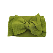 Load image into Gallery viewer, Baby Girls Headband Toddler Big Bow Hairband Cute Solid Stretch Turban For Baby Girls