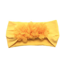 Load image into Gallery viewer, Baby Bows headbands Turban Kids Artificial Floral Elastic Toddler Solid Headband Hair Band Bow For Girls