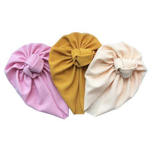 Load image into Gallery viewer, Cute Bows Baby Hat Knot Intant Baby Girls Newborn Turban Soft Children Kids Toddler Beanie Cap
