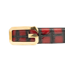 Load image into Gallery viewer, Handcrafted Alligator Leather Belts DVG02