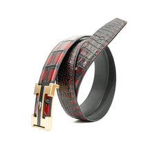 Load image into Gallery viewer, Handcrafted Alligator Leather Belts DVG101