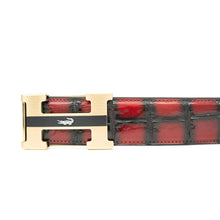 Load image into Gallery viewer, Handcrafted Alligator Leather Belts DVG101