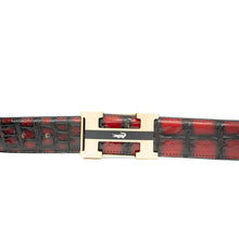 Load image into Gallery viewer, Handcrafted Alligator Leather Belts DVG101