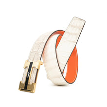 Load image into Gallery viewer, Handcrafted Alligator Leather Belts DVG108