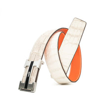 Load image into Gallery viewer, Handcrafted Alligator Leather Belts DVG108