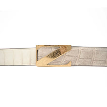 Load image into Gallery viewer, Handcrafted Alligator Leather Belts DVG140