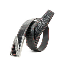 Load image into Gallery viewer, Handcrafted Alligator Leather Belts DVG146