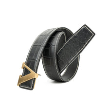 Load image into Gallery viewer, Handcrafted Alligator Leather Belts DVG159