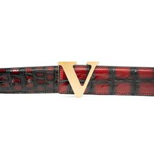 Load image into Gallery viewer, Handcrafted Alligator Leather Belts DVG163
