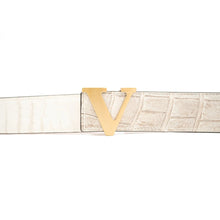 Load image into Gallery viewer, Handcrafted Alligator Leather Belts DVG169
