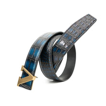Load image into Gallery viewer, Handcrafted Alligator Leather Belts DVG177