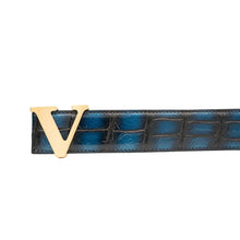 Load image into Gallery viewer, Handcrafted Alligator Leather Belts DVG177