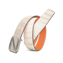 Load image into Gallery viewer, Handcrafted Alligator Leather Belts DVG192