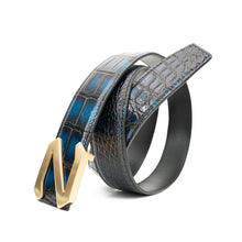 Load image into Gallery viewer, Handcrafted Alligator Leather Belts DVG205