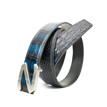 Load image into Gallery viewer, Handcrafted Alligator Leather Belts DVG205