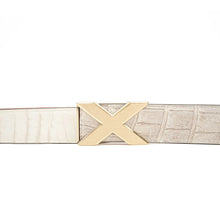 Load image into Gallery viewer, Handcrafted Alligator Leather Belts DVG225