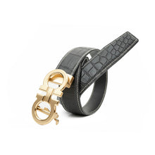 Load image into Gallery viewer, Handcrafted Alligator Leather Belts DVG245