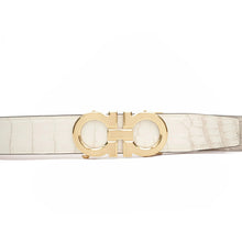Load image into Gallery viewer, Handcrafted Alligator Leather Belts DVG252