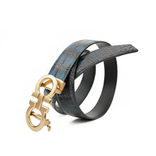 Load image into Gallery viewer, Handcrafted Alligator Leather Belts DVG266