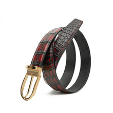 Load image into Gallery viewer, Handcrafted Alligator Leather Belts DVG311