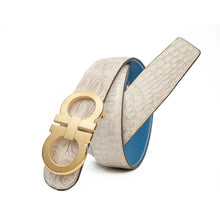 Load image into Gallery viewer, Handcrafted Alligator Leather Belts DVG352