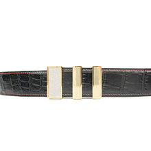 Load image into Gallery viewer, Handcrafted Alligator Leather Belts DVG45