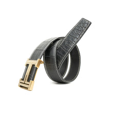 Load image into Gallery viewer, Handcrafted Alligator Leather Belts DVG59