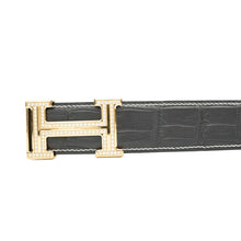Load image into Gallery viewer, Handcrafted Alligator Leather Belts DVG59