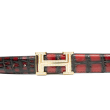 Load image into Gallery viewer, Handcrafted Alligator Leather Belts DVG66