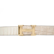 Load image into Gallery viewer, Handcrafted Alligator Leather Belts DVG73